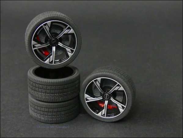 1:18 Audi RS4 Avant (B9) Alufelgen